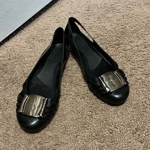 SALVATORE FERRAGAMO JELLY FLATS 7